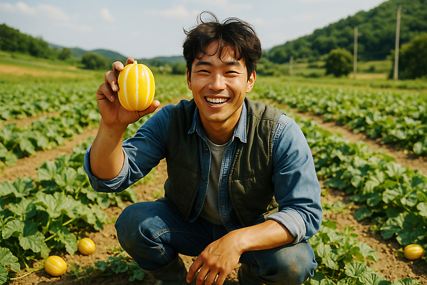 JPG 구름 편집이미지 남자 산 한명 웃음 들기 앉기 성인 여름 농사 시골 신선 농부 참외 웅크림 참외밭 의료성형뷰티 성인남자한명만 제철과일 편집실사 AI인물포토 AI콘텐츠 자연요소 직업 1 계절 밭 농업 과일 모션 표정 사람 CG 제철 남자한명만 성인남자만 파일형식 AI포토