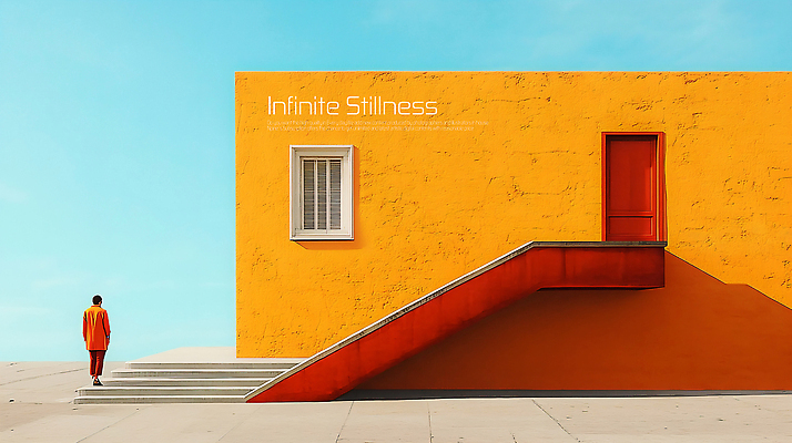 전신 PSD 편집이미지 남자 하늘 그림자 한명 성인 건물 뒷모습 계단 주황색 고요 공간 비교 무한 성인남자한명만 초현실주의 이미지편집 1 건축물 뷰포인트 컬러 컨셉 사람 남자한명만 성인남자만 파일형식