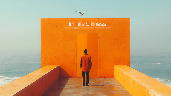 전신 PSD 편집이미지 남자 벽 바다 조류 하늘 그림자 한명 성인 뒷모습 문 주황색 고요 공간 무한 성인남자한명만 초현실주의 이미지편집 동물 1 뷰포인트 컬러 사람 남자한명만 성인남자만 파일형식