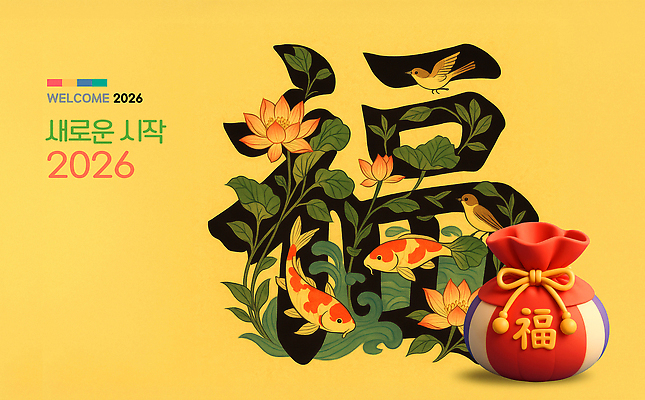 PSD 편집이미지 새해 복주머니 연꽃 사람없음 노란색 3D 희망 복 연잎 참새 민화 비단잉어 화조화 이미지편집 편집3D 꽃 감정 컬러 잎 조류 전통소품 한자 민물고기 동양화 디지털합성 그림 파일형식