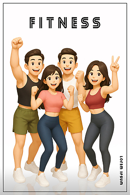 전신 PSD 편집이미지 여자 남자 웃음 여러명 성인 운동복 손들기 파이팅 헬스 스포츠캐릭터 브이 성인만 무릎구부리기 이미지편집 캐릭터 옷 포즈 다수 모션 표정 사람 손짓 운동 파일형식