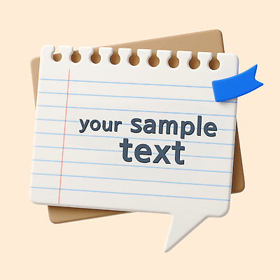 PSD 편집이미지 말풍선 타이포그라피 사람없음 3D 기록 베이지색 북마크 스프링수첩 카피스페이스 편집3D 문자 컬러 다이어리 공백 디지털합성 파일형식