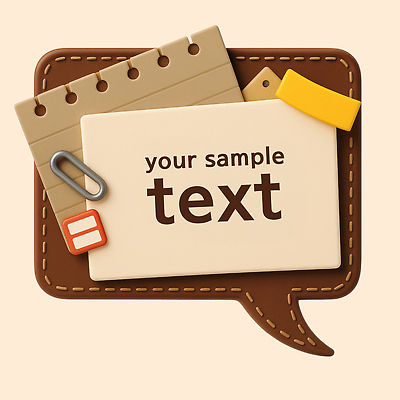 PSD 편집이미지 말풍선 타이포그라피 사람없음 3D 기록 클립 인덱스 견출지 베이지색 스프링수첩 카피스페이스 편집3D 문자 컬러 스티커 다이어리 공백 디지털합성 파일형식
