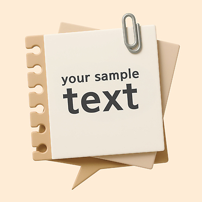 PSD 편집이미지 말풍선 타이포그라피 사람없음 3D 기록 클립 베이지색 스프링수첩 카피스페이스 편집3D 문자 컬러 다이어리 공백 디지털합성 파일형식