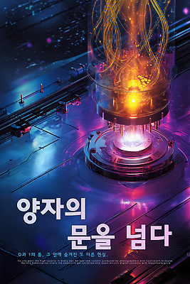 PSD 편집이미지 포스터 미래 사람없음 빛 문 디지털 과학기술 발전 회로판 메모리 전자회로 넘기 SF 신기술 이미지편집 컨셉 모션 기술 파일형식