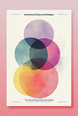 PSD 편집이미지 디자인 포스터 사람없음 컬러풀 원형 겹침 그라데이션 구성 이미지편집 도형 컬러 파일형식