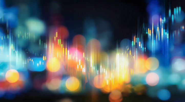 JPG 편집이미지 그래프 사람없음 컬러풀 디지털 분석 보케 주식시장 편집실사 AI컴퓨터그래픽 AI콘텐츠 컬러 컨셉 주식 CG 파일형식