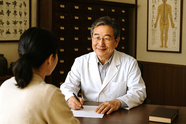 JPG 편집이미지 여자 노년 남자 상반신 성인 두명 책 펜 갈색 진료 기록 잡기 의사가운 한약 상담 서랍장 한의사 진료실 의료성형뷰티 안경낌 인체공학 편집실사 AI인물포토 AI콘텐츠 안경 컬러 과학 가구 의학 모션 병원 사람 필기구 약 의사 가운 CG 파일형식 AI포토