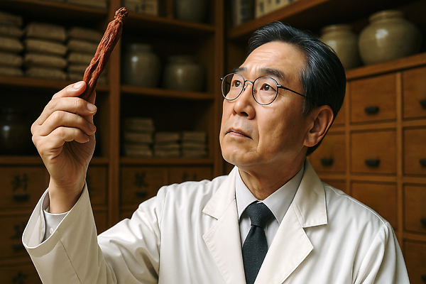 JPG 편집이미지 응시 노년 남자 한명 들기 상반신 갈색 의사가운 한약 서랍장 한약방 한의사 홍삼 의료성형뷰티 노인남자한명만 안경낌 편집실사 AI인물포토 AI콘텐츠 1 시선 안경 컬러 가구 모션 사람 성인 약 한의학 의사 가운 삼 CG 남자한명만 노인남자만 파일형식 AI포토