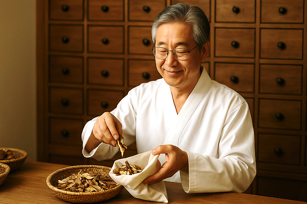 JPG 편집이미지 노년 남자 한명 상반신 갈색 소쿠리 진료 한약재 잡기 한약 서랍장 담기 자루 한약방 한의사 의료성형뷰티 노인남자한명만 안경낌 편집실사 AI인물포토 AI콘텐츠 1 안경 컬러 가구 의학 모션 사람 성인 약 바구니 한의학 의사 약재 CG 남자한명만 노인남자만 파일형식 AI포토