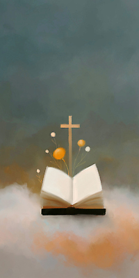 JPG 꽃 기독교 십자가 일러스트 사람없음 믿음 성경 펼침 안개 청록색 국내일러스트 AI일러스트 AI콘텐츠 식물 감정 종교 컬러 종교용품 모션 날씨 파일형식