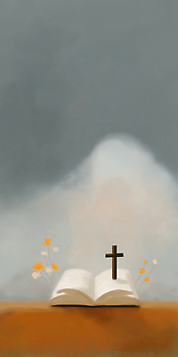 JPG 꽃 기독교 십자가 일러스트 사람없음 믿음 성경 펼침 안개 청록색 국내일러스트 AI일러스트 AI콘텐츠 식물 감정 종교 컬러 종교용품 모션 날씨 파일형식