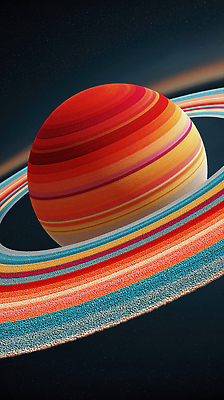 JPG 편집이미지 추상 사람없음 어둠 행성 고리 신비 발광 환상 편집실사 AI컴퓨터그래픽 AI콘텐츠 컨셉 무늬 우주 CG 파일형식