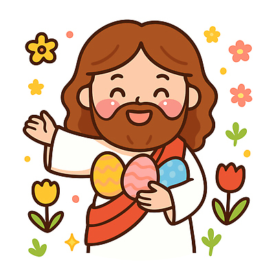 전신 남자 꽃 일러스트 안기 한명 웃음 들기 성인 반짝임 손들기 예수 부활절계란 종교캐릭터 성인남자한명만 일러캐릭터 AI파일 식물 캐릭터 1 종교 모션 부활절 표정 사람 계란 신_종교 남자한명만 성인남자만 파일형식 벡터