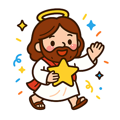 전신 남자 별 일러스트 한명 웃음 들기 성인 반짝임 걷기 예수 종교캐릭터 손인사 꽃가루 성인남자한명만 일러캐릭터 천사링 AI파일 자연요소 캐릭터 1 종교 모션 천사 표정 사람 인사 신_종교 가루 남자한명만 성인남자만 파일형식 벡터