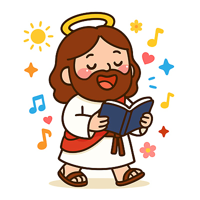 전신 남자 꽃 음표 일러스트 한명 웃음 들기 성인 반짝임 태양 걷기 눈감음 하트 예수 찬송가 악보 종교캐릭터 부름 성인남자한명만 일러캐릭터 천사링 AI파일 자연요소 모양 식물 캐릭터 1 기호 종교 음악 노래 모션 천사 표정 사람 신_종교 남자한명만 성인남자만 파일형식 벡터