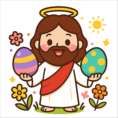 전신 남자 꽃 일러스트 한명 웃음 들기 성인 반짝임 태양 예수 부활절계란 종교캐릭터 성인남자한명만 일러캐릭터 천사링 AI파일 자연요소 식물 캐릭터 1 종교 모션 천사 부활절 표정 사람 계란 신_종교 남자한명만 성인남자만 파일형식 벡터