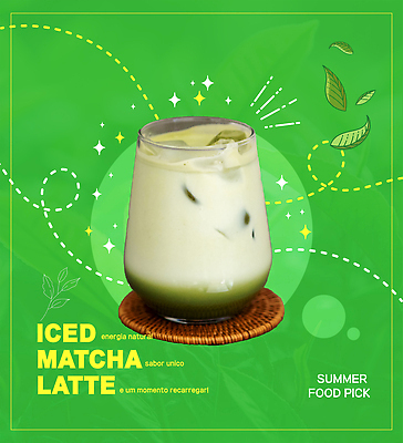 템플릿 점선 잎 여름음식 잔 사람없음 초록색 반짝임 얼음 시원함 냉음료 말차 코스터 말차라떼 이미지템플릿 AI파일 자연요소 식물 식기 음료 선 음식 컬러 모션 차_음료 컵받침 라떼 파일형식 벡터 여름_계절