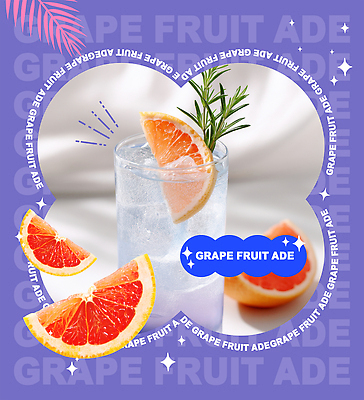 템플릿 조각 여름음식 잔 사람없음 반짝임 보라색 시원함 자몽 로즈메리 냉음료 자몽에이드 자몽주스 이미지템플릿 AI파일 식기 음료 음식 컬러 과일 모션 과일주스 허브 에이드 파일형식 벡터 여름_계절