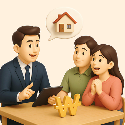 PSD 편집이미지 부부 여자 남자 말풍선 의자 부동산 주택 대화 미소 들기 앉기 정장 상반신 성인 세명 태블릿 3D 손들기 원화 책상 상담 내집마련 손모으기 성인만 편집3D 커플 옷 가구 돈 모션 표정 말하기 사람 손짓 건물 전자제품 스마트기기 재산 디지털합성 파일형식