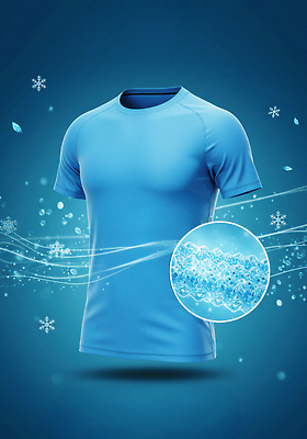 JPG 편집이미지 티셔츠 바람 눈꽃 사람없음 파란색 물방울 확대 시원함 여름옷 면소재 이미지편집 편집실사 AI컴퓨터그래픽 AI콘텐츠 자연요소 옷 컬러 셔츠 날씨 눈_날씨 CG 소재 파일형식 여름_계절