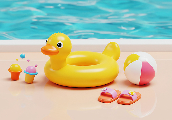 JPG 편집이미지 아이스크림 바캉스용품 수영장 사람없음 여름 여름휴가 바캉스 3D 샌들 비치발리볼 오리튜브 편집3D AI컴퓨터그래픽 AI콘텐츠 계절 신발 휴가 디저트 비치볼 배구 디지털합성 오브젝트 튜브 파일형식 여름_계절