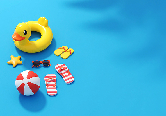 JPG 편집이미지 불가사리 바캉스용품 그림자 사람없음 여름 파란색 여름휴가 바캉스 선글라스 3D 쪼리 비치발리볼 오리튜브 편집3D AI컴퓨터그래픽 AI콘텐츠 계절 안경 컬러 휴가 극피동물 샌들 비치볼 배구 디지털합성 오브젝트 튜브 파일형식 여름_계절