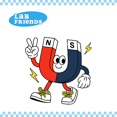 일러스트 실험기구 미소 사람없음 걷기 귀여움 전기에너지 브이 U자형자석 번개모양 일러캐릭터 AI파일 모양 캐릭터 과학 컨셉 모션 표정 손짓 에너지 번개 자석 파일형식 벡터