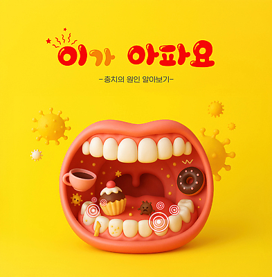 PSD 편집이미지 입벌림 신체부위 노란색 3D 도넛 달콤 치아 찌꺼기 커피잔 입술 머핀 박테리아 나쁜 목젖 충치 치통 편집3D 커피 빵 컬러 의학 디저트 잔 표정 사람 소화기관 맛 질병 쓰레기 디지털합성 파일형식