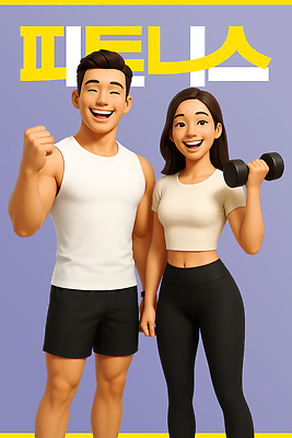 PSD 편집이미지 여자 남자 러닝셔츠 건강 미소 들기 성인 두명 민소매 보라색 파이팅 헬스 아령 트레이너 성인만 편집3D 컬러 셔츠 상의 모션 표정 사람 운동 3D 파일형식