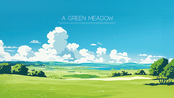 PSD 나무 구름 편집이미지 자연 하늘 잔디 사람없음 맑음 목초지 드넓은 화창 이미지편집 자연요소 식물 날씨 목장 생태계 파일형식 초원_자연