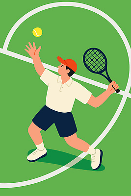 전신 남자 일러스트 한명 들기 성인 초록색 레포츠 테니스라켓 던지기 스윙 테니스장 테니스공 캡모자 테니스복 성인남자한명만 국내일러스트 AI파일 모자_잡화 1 컬러 포즈 공 스포츠시설 모션 레저 사람 운동복 테니스 라켓 테니스용품 남자한명만 성인남자만 파일형식 벡터