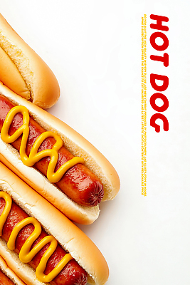 PSD 편집이미지 사람없음 소시지 머스터드 핫도그 이미지편집 음식 패스트푸드 소스_음식 가공식품 파일형식
