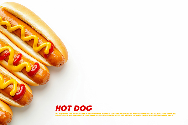 PSD 편집이미지 사람없음 소시지 케첩 머스터드 핫도그 나란히 이미지편집 음식 패스트푸드 소스_음식 가공식품 파일형식