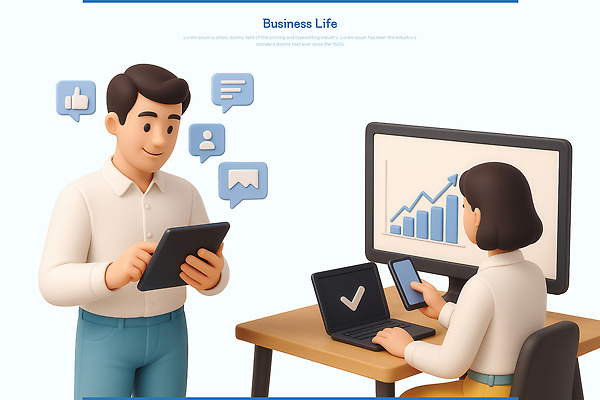 PSD 편집이미지 여자 남자 의자 그래프 들기 앉기 성인 두명 비즈니스라이프 노트북 스마트폰 태블릿 3D 모니터 비즈니스맨 비즈니스우먼 메시지 책상 상승 연락처 좋음 성인만 편집3D 라이프스타일 가구 컨셉 비즈니스 모션 사람 전자제품 핸드폰 스마트기기 컴퓨터 직장인 디지털합성 파일형식