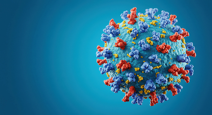 JPG 편집이미지 사람없음 파란색 유행 질병 감염 방역 의료성형뷰티 검역 편집실사 니파바이러스 AI컴퓨터그래픽 AI콘텐츠 컬러 의학 바이러스 위생 CG 파일형식