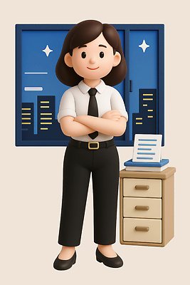 전신 PSD 편집이미지 여자 창문 한명 미소 정장 성인 반짝임 사무실 3D 팔짱 도시 비즈니스우먼 서랍장 문서 야근 살구색 성인여자한명만 편집3D 1 옷 컬러 가구 비즈니스 모션 표정 사람 업무 직장인 디지털합성 여자한명만 성인여자만 파일형식