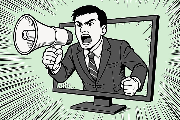 남자 일러스트 한명 들기 정장 상반신 성인 모니터 확성기 외침 비즈니스맨 역동적 카툰스타일 민트색 액션 성인남자한명만 국내일러스트 AI파일 1 옷 컬러 컨셉 비즈니스 모션 사람 컴퓨터 소리 직장인 남자한명만 성인남자만 파일형식 벡터