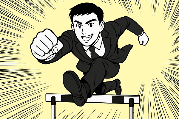 전신 남자 일러스트 한명 웃음 정장 성인 노란색 점프 비즈니스맨 허들 역동적 카툰스타일 액션 성인남자한명만 국내일러스트 AI파일 1 옷 컬러 컨셉 비즈니스 모션 표정 사람 직장인 장애물 남자한명만 성인남자만 파일형식 벡터