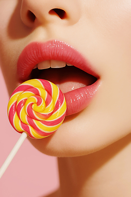 JPG 편집이미지 여자 분홍색 디저트 막대사탕 입벌림 한명 성인 신체부위 달콤 먹기 입술 립메이크업 의료성형뷰티 성인여자한명만 편집실사 AI인물포토 AI콘텐츠 1 음식 컬러 모션 표정 사탕 사람 화장 맛 CG 여자한명만 성인여자만 파일형식 AI포토