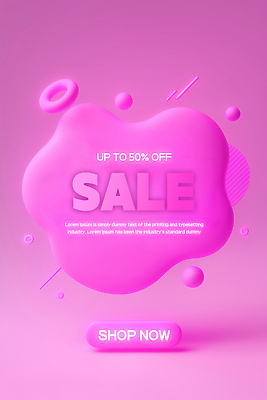 PSD 템플릿 분홍색 추상 사람없음 쇼핑 세일 이미지템플릿 컬러 무늬 파일형식