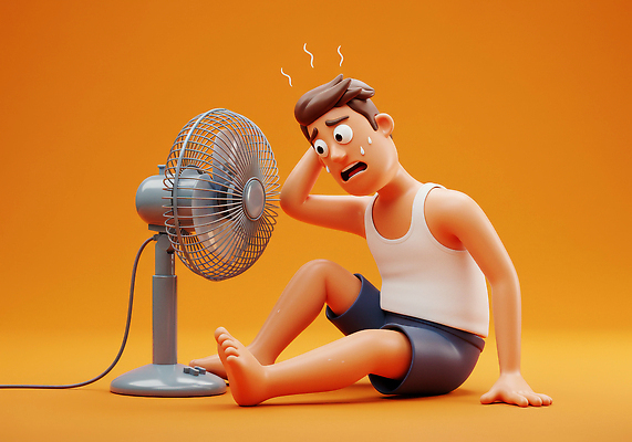 JPG 전신 편집이미지 남자 러닝셔츠 피곤 한명 앉기 성인 3D 주황색 뜨거움 선풍기 더위 울상 손짚기 성인남자한명만 열사병 머리긁기 땀흘리기 편집3D AI컴퓨터그래픽 AI콘텐츠 1 컬러 컨셉 셔츠 모션 날씨 사람 손짓 가전제품 질병 디지털합성 남자한명만 성인남자만 파일형식 긁기