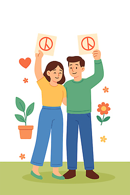 전신 여자 남자 꽃 화분 일러스트 미소 들기 성인 두명 파이팅 하트 투표용지 성인만 기표문양 일러캐릭터 AI파일 모양 식물 캐릭터 문양 모션 표정 사람 투표 선거 파일형식 벡터