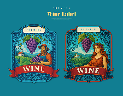 PSD 구름 편집이미지 여자 남자 하늘 포도 주택 들기 상반신 성인 두명 세트 라벨 와인 화관 심볼 밀짚모자 청록색 포도밭 과일바구니 포도넝쿨 성인만 산맥 아르누보 이미지편집 자연요소 모자_잡화 꽃 컬러 밭 과일 모션 산 프레임 주류 미술 사람 건물 바구니 덩굴 파일형식