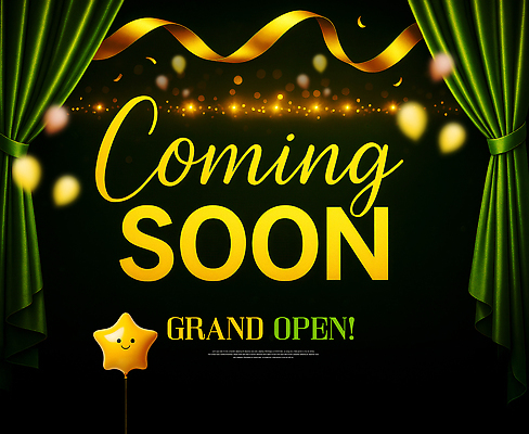 PSD 편집이미지 리본 사람없음 초록색 빛 반짝임 무대 커튼 보케 별풍선 오픈행사 이미지편집 컬러 모션 오픈 풍선 파일형식