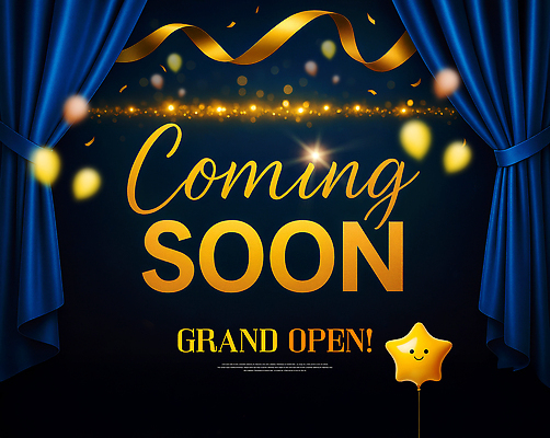 PSD 편집이미지 리본 사람없음 파란색 빛 반짝임 무대 커튼 보케 별풍선 오픈행사 이미지편집 컬러 모션 오픈 풍선 파일형식