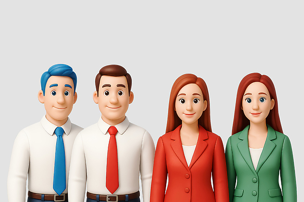 PSD 편집이미지 여자 남자 협력 미소 정장 여러명 상반신 성인 3D 비즈니스맨 비즈니스우먼 동료 성인만 편집3D 옷 다수 비즈니스 관계 표정 사람 직장인 디지털합성 파일형식