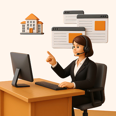 PSD 편집이미지 여자 의자 주택 한명 미소 앉기 성인 3D 모니터 헤드셋 가리킴 키보드 책상 인터넷창 부동산전문가 부동산중개인 살구색 성인여자한명만 편집3D 1 컬러 음향기기 가구 인터넷 모션 부동산 표정 사람 손짓 건물 컴퓨터 헤드폰 전문직 중개인 디지털합성 여자한명만 성인여자만 파일형식