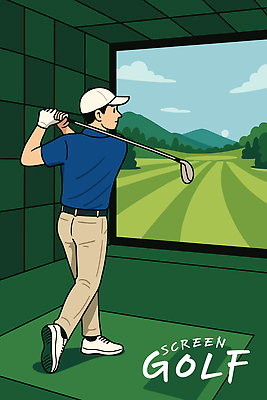 전신 남자 일러스트 한명 미소 들기 성인 초록색 골프채 스윙 골프웨어 골프장갑 스크린골프 스크린골프장 캡모자 성인남자한명만 국내일러스트 AI파일 모자_잡화 1 옷 컬러 포즈 장갑 골프 모션 골프장 골프용품 표정 사람 남자한명만 성인남자만 파일형식 벡터