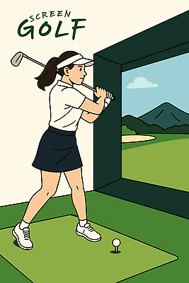 전신 여자 일러스트 골프공 한명 미소 들기 성인 초록색 골프채 스윙 골프웨어 골프장갑 썬캡 스크린골프 스크린골프장 성인여자한명만 국내일러스트 AI파일 모자_잡화 1 옷 컬러 포즈 장갑 골프 공 모션 골프장 골프용품 표정 사람 여자한명만 성인여자만 파일형식 벡터